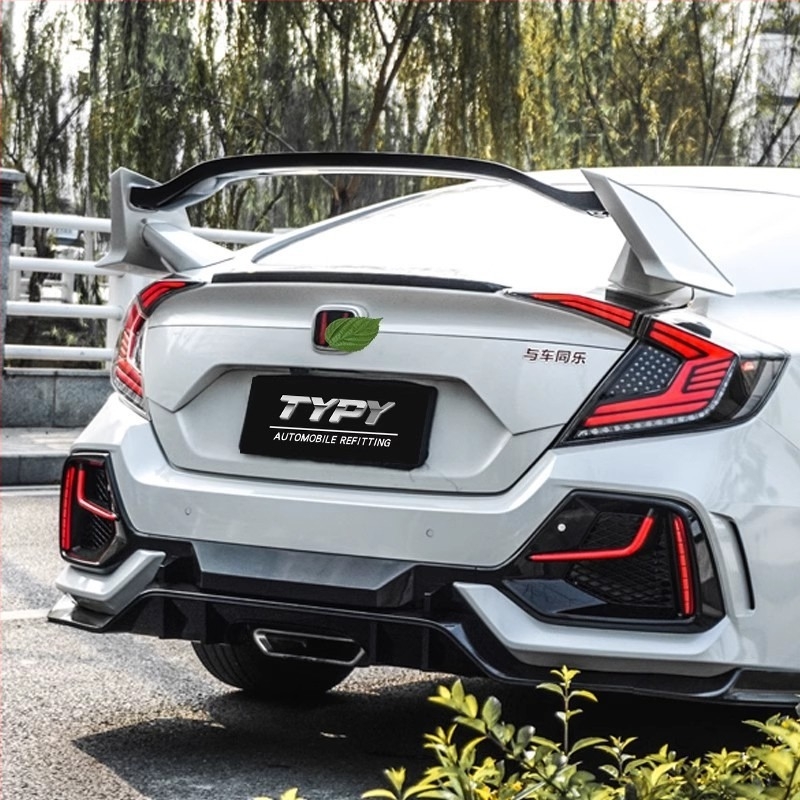 LED L-alakú nappali fények Civic hatchback tizedik generációhoz, 24W, TYPY márka