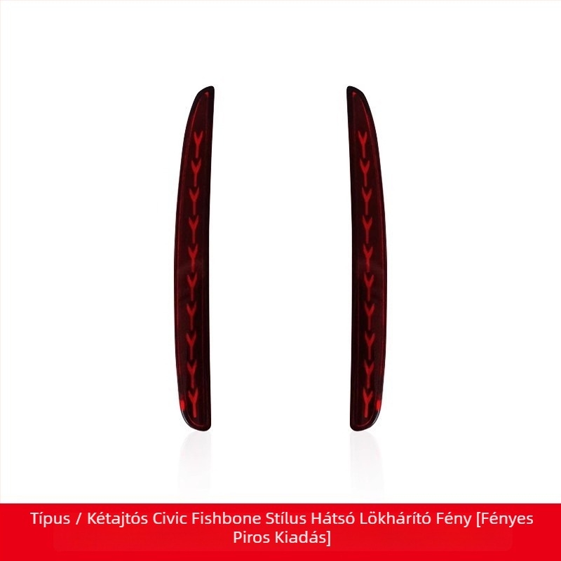 LED L-alakú nappali fények Civic hatchback tizedik generációhoz, 24W, TYPY márka