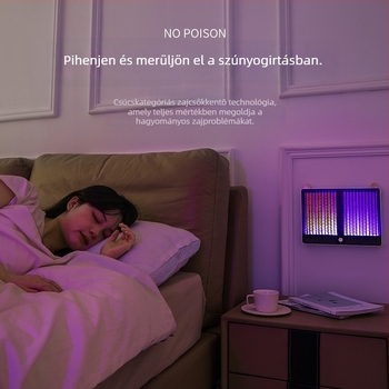 Beépített akkumulátoros elektromos szúnyogirtó lámpa, hordozható szúnyog- és légyirtó, otthoni és kereskedelmi használatra (31–40 m²)