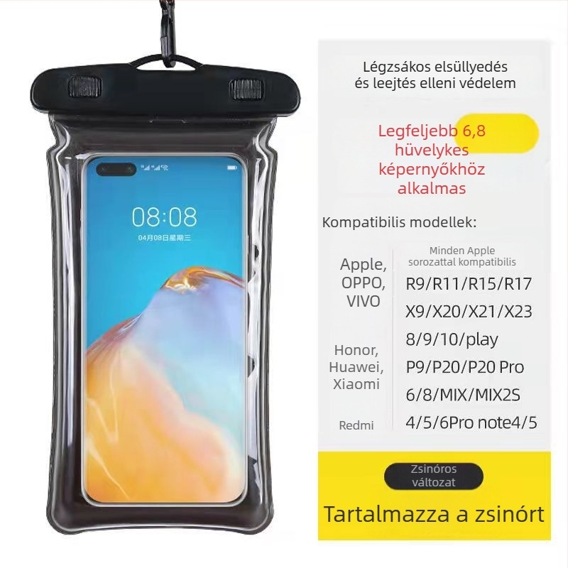 Úszó vízálló telefontok úszáshoz, merüléshez és vízi parkokhoz