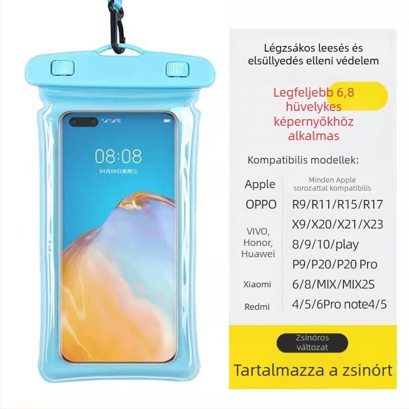 Úszó vízálló telefontok úszáshoz, merüléshez és vízi parkokhoz