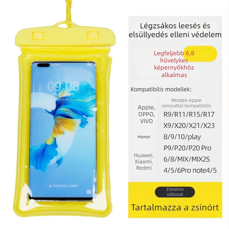 Úszó vízálló telefontok úszáshoz, merüléshez és vízi parkokhoz