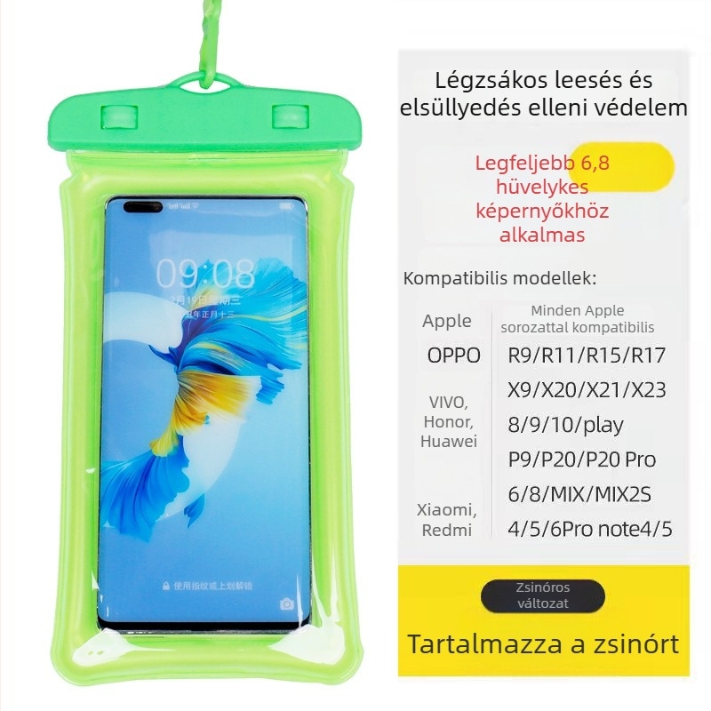 Úszó vízálló telefontok úszáshoz, merüléshez és vízi parkokhoz
