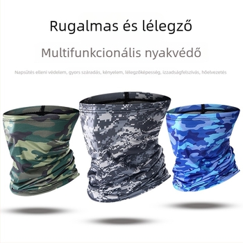 Sportos nyakkendő, poliészter, gyorsan száradó, virágos mintázat, kültéri használatra, kerékpározás, túrázás, horgászat