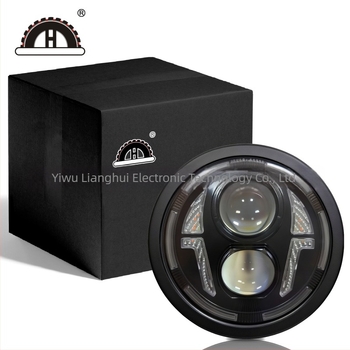 Motorkerékpár fényszóró összeszerelés, alumínium ház, DC 12–80 V, IP67 vízálló, 2500 lm, LED 25 W