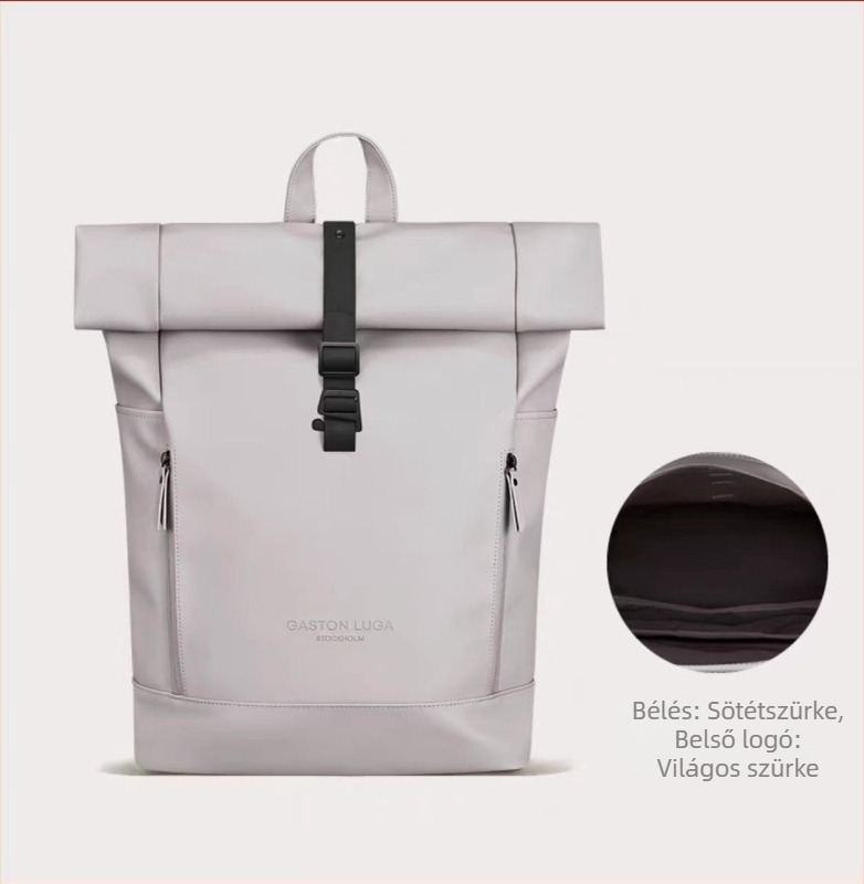 Roll-top vízálló hátizsák nordic stílusban, uniszex, 16 hüvelykes laptophoz, 20–35 liter kapacitás