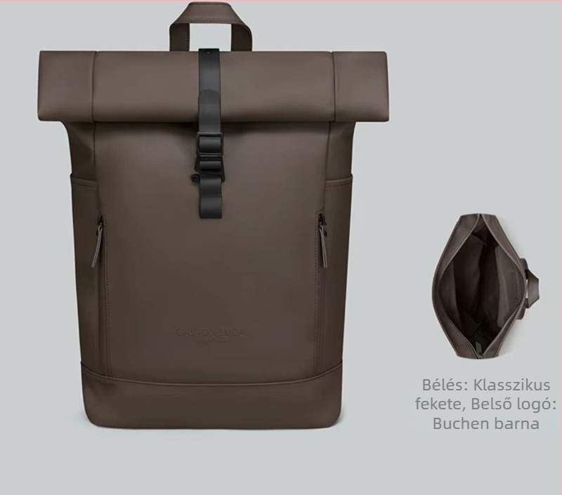 Roll-top vízálló hátizsák nordic stílusban, uniszex, 16 hüvelykes laptophoz, 20–35 liter kapacitás