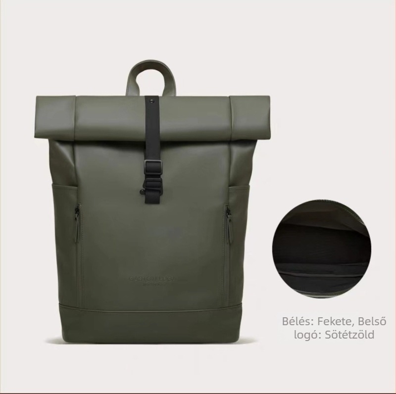 Roll-top vízálló hátizsák nordic stílusban, uniszex, 16 hüvelykes laptophoz, 20–35 liter kapacitás