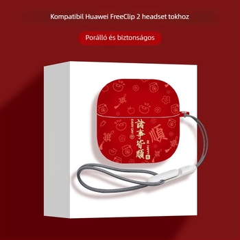 Huawei FreeClip2 fülhallgató védőtok – TPU, kézzel készült, Cartoon stílus, testreszabható