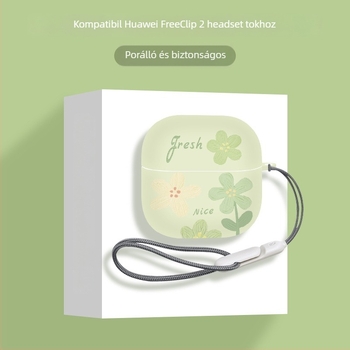 Huawei FreeClip2 fülhallgató védőtok – TPU, kézzel készült, Cartoon stílus, testreszabható