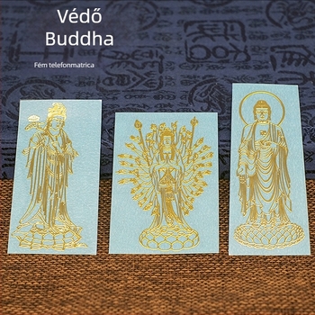 Mobiltelefon matrica – Nyúl éve zodiákus védő istenség, bronz bevonat, új kínai stílus, testreszabás nélkül, másik folyamat