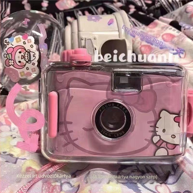 Analóg filmes kamera – nem Polaroid, retro stílus, ajándék Nőnapra