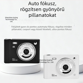Szelfi CCD digitális kamera kettős kamerával, 1/1.7'' CCD szenzor, 24 MP, 8x optikai zoom, 2,3'' LCD