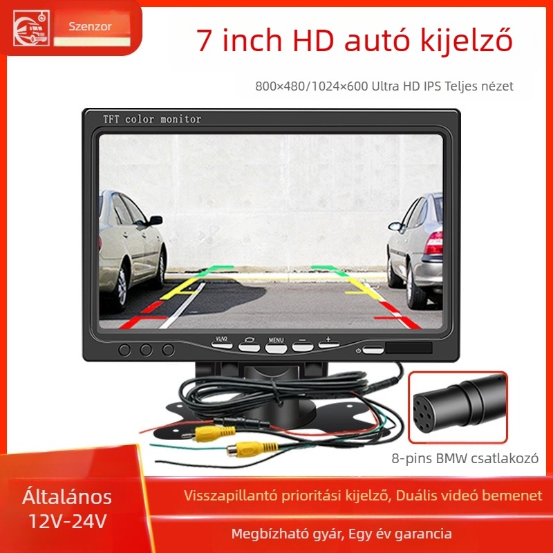 Autó LCD kijelző 701 – NP-kompatibilis, asztali típusú kijelző, felbontás 480x272 / 800x480