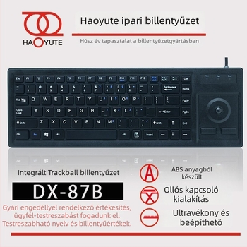 DX-87B ipari trackball billentyűzet és egér készlet