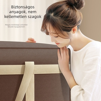 Költöztető csomagoló táska, kocka alakú, nem szőtt anyagból, nagy kapacitású, többfunkciós ruhák, ágyneműk, cipők és poggyász tárolására