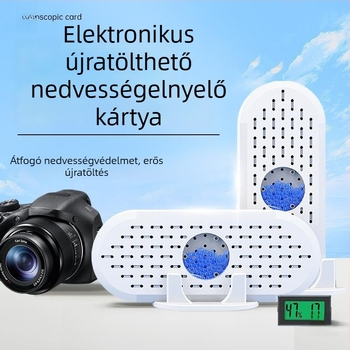 DSLR objektívekhez nedvesség-abszorpciós kártya és fotófelszerelés