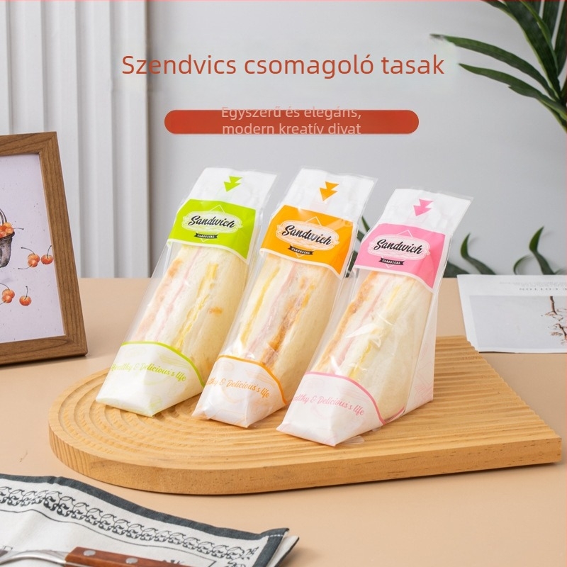 Szendvics csomagolózsák, átlátszó, általános célú élelmiszer-csomagolás, Yingcai Packaging