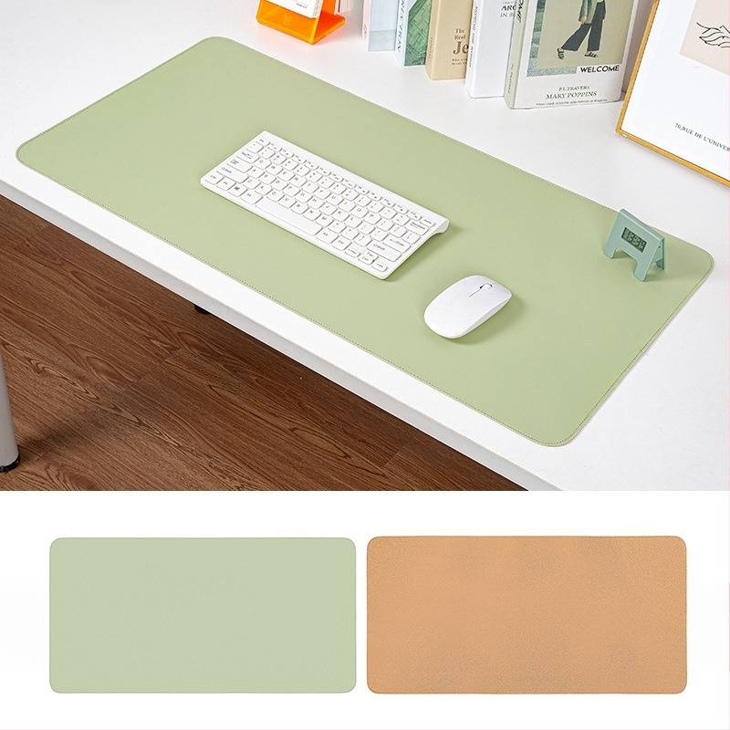 Korkbőr egérpad, extra nagy méret, foltálló, minimalistikus asztali pad, egyszínű