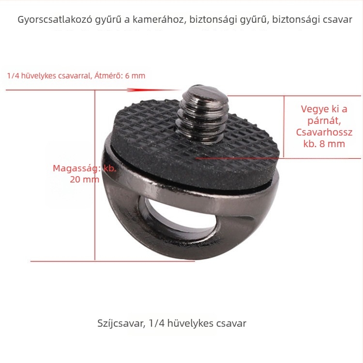 Objektívvédő tok DJI Pocket 3 nyakpánttal és keresztpánttal