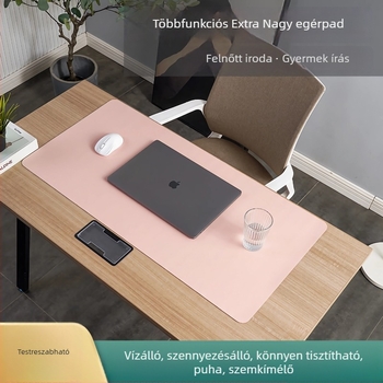 Extra nagy bőr egérpad és íróasztali matt – olaj- és vízálló, törölhető írófelület