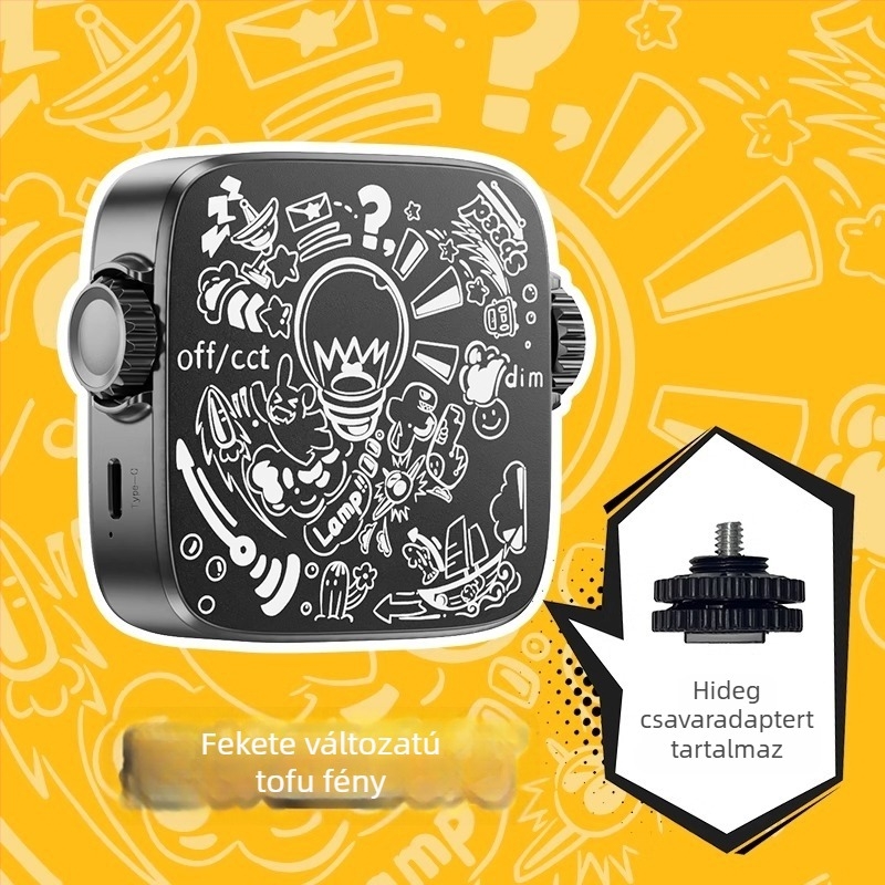 LED töltőfény, kézi, hordozható, 10–50W, 220V, három színhőmérséklet, kültéri fotózáshoz