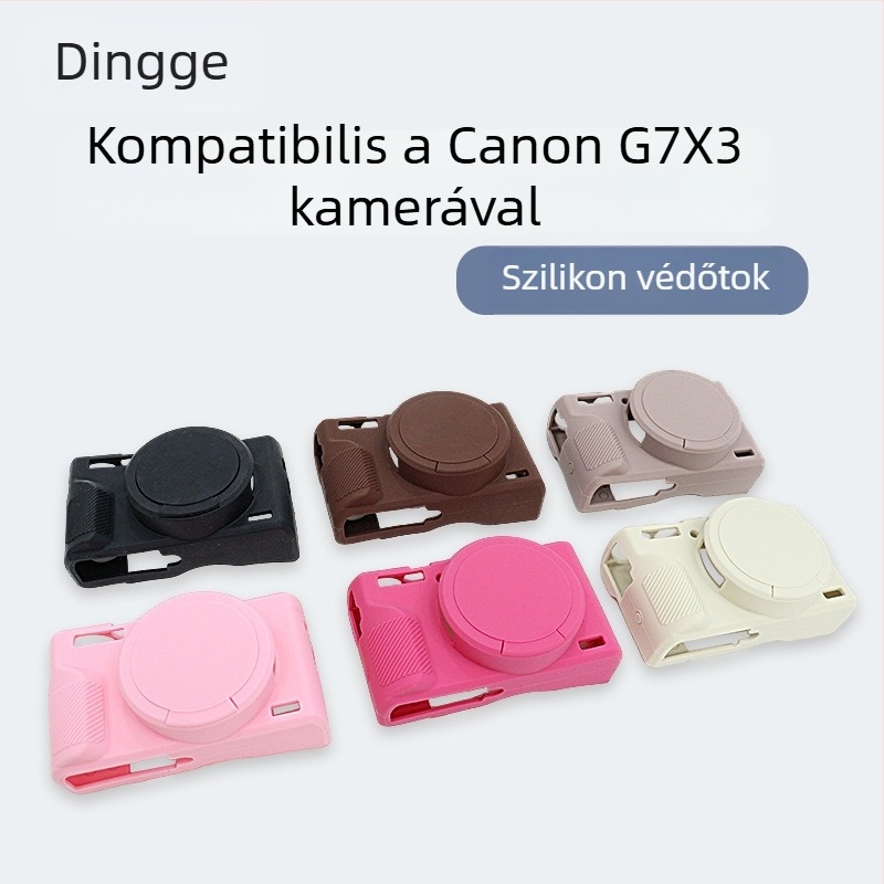 Canon G7X Mark III kamera szilikon védőtok, kopásálló és ütésálló.