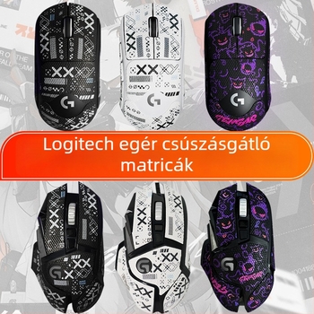 Risheng univerzális csúszásmentes egérlábak – PU gyíkbőr textúra, izzadságot felszívó, kopásálló, testreszabott minta