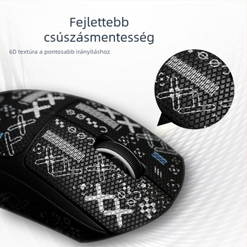 Risheng univerzális csúszásmentes egérlábak – PU gyíkbőr textúra, izzadságot felszívó, kopásálló, testreszabott minta