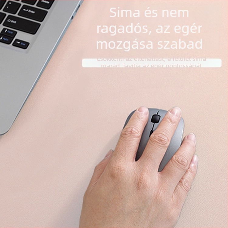 Nagy PU bőr asztali pad a billentyűzethez és egérhez, kétoldalas, egyszínű, vízálló, csúszásmentes