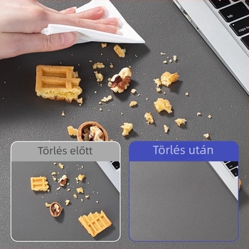 Bőr egérpad, extrán nagy méretű, vízálló felülettel, csúszásmentes, számítógéphez