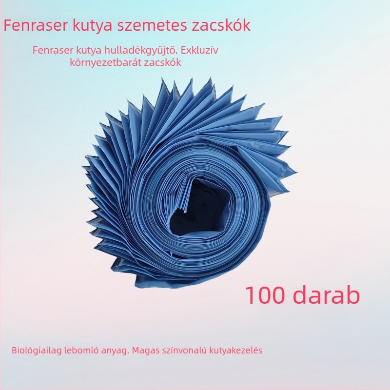 Kutyapiszok-gyűjtő készülék, összecsukható, automata gyűjtő, zacskókkal
