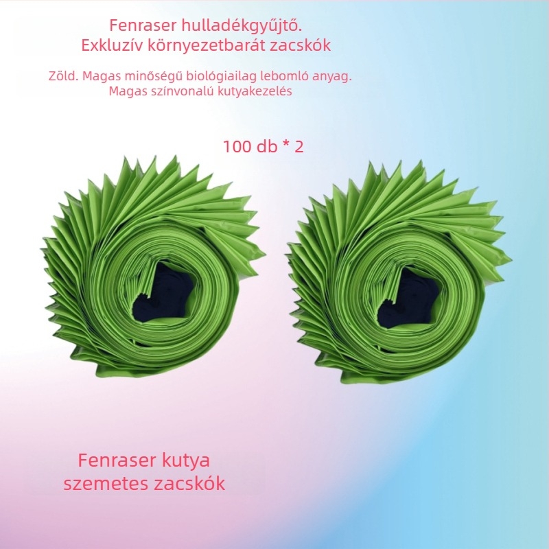 Kutyapiszok-gyűjtő készülék, összecsukható, automata gyűjtő, zacskókkal