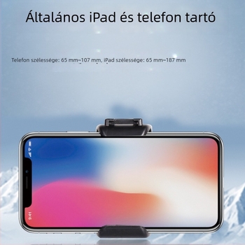 Kalio Tablet Clip - Összecsukható univerzális tabletatartó, kompatibil iPad/iPhone, 0,12 kg