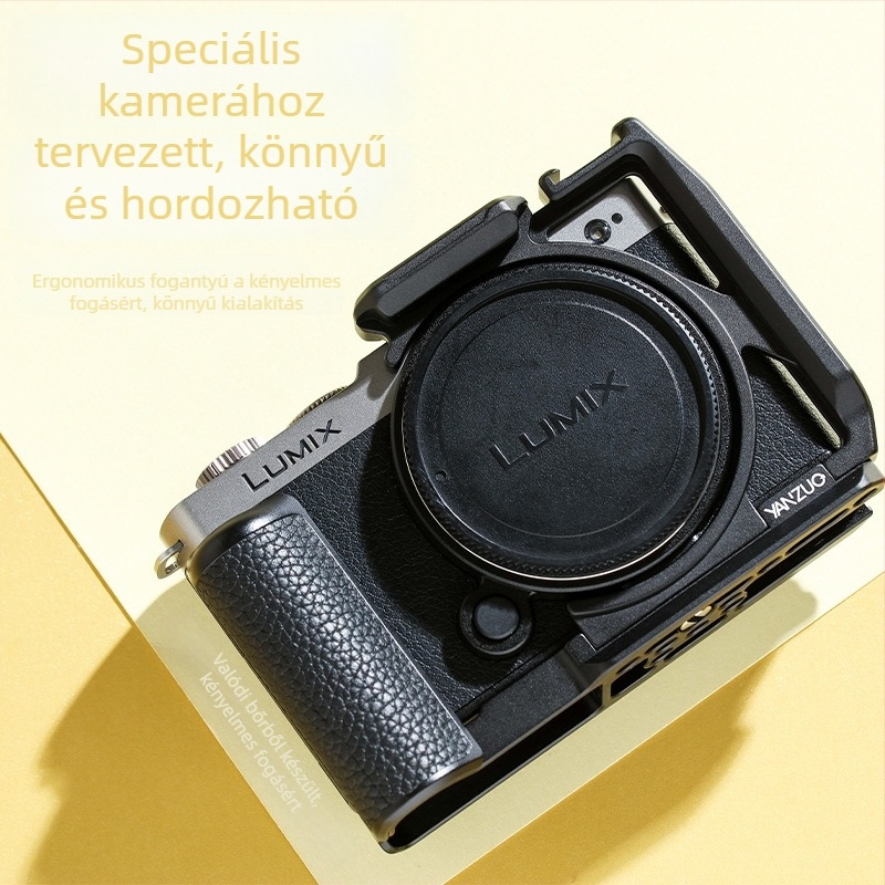 Yan Zuo YZ-079 Alumíniumötvözetű kamera test kiegészítő Panasonic S9-hez, teherbírás 6-10 kg