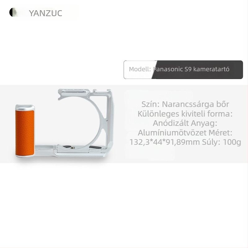 Yan Zuo YZ-079 Alumíniumötvözetű kamera test kiegészítő Panasonic S9-hez, teherbírás 6-10 kg