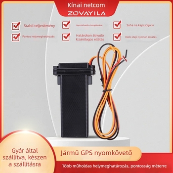 4G GPS autópozicionáló nyomkövető Android és iOS támogatással, USB 2.0 interfész, ABS+PC tok