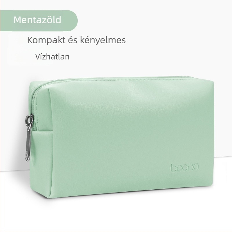 PU bőr digitális kiegészítők tároló táska, modell Q003, többfunkciós, alkalmas tápellátáshoz, egyszerű és modern stílus