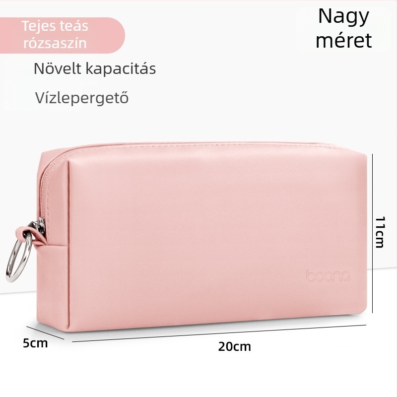 PU bőr digitális kiegészítők tároló táska, modell Q003, többfunkciós, alkalmas tápellátáshoz, egyszerű és modern stílus