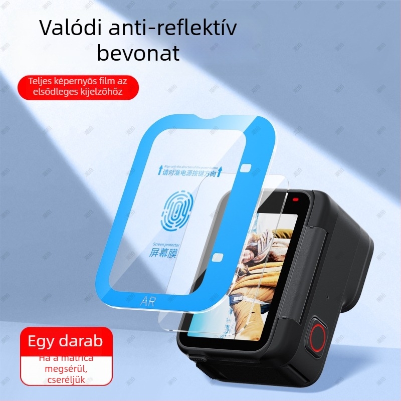 Insta360 AcePro2 képernyővédő — edzett üveg, AR antireflexiós bevonat