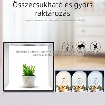 LT40 kompakt fotóstúdió Oxford anyaggal, 2 kg, egylépéses szerelés