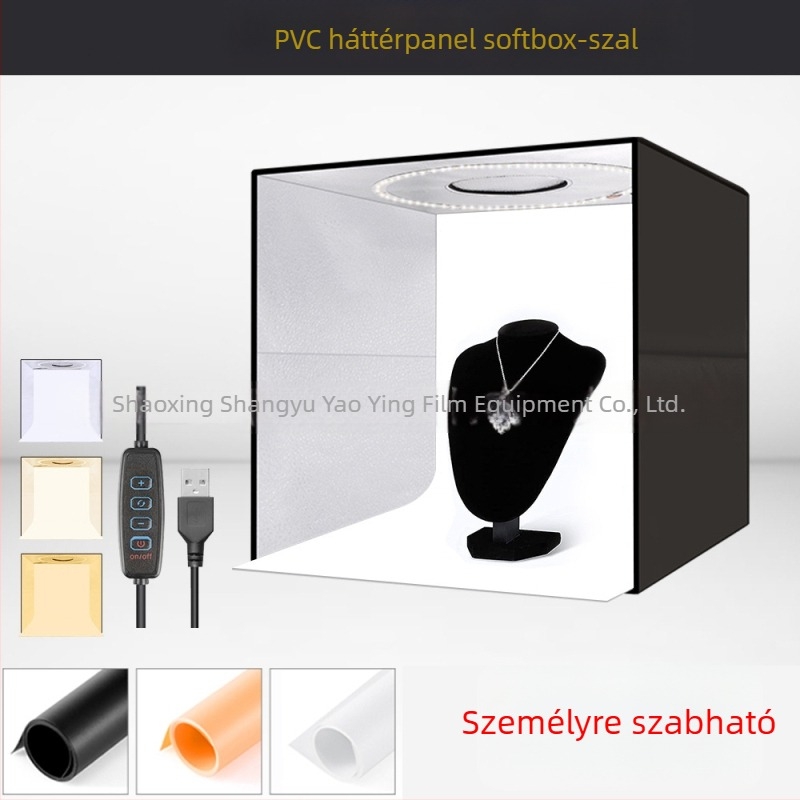 LT40 kompakt fotóstúdió Oxford anyaggal, 2 kg, egylépéses szerelés