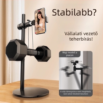 Univerzális asztali telefontartó — ABS anyag, univerzális dizájn, testreszabási lehetőség