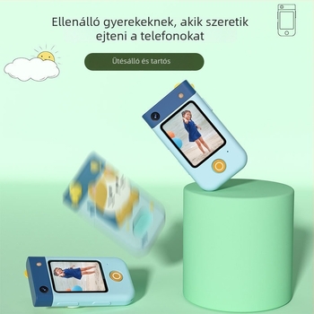 ALDOLMI I9 Okos Gyerek Kamera - 2,8'' LCD, 720P Videó, TF-kártya tárhely, 1000mAh Akkumulátor