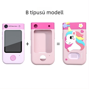 ALDOLMI I9 Okos Gyerek Kamera - 2,8'' LCD, 720P Videó, TF-kártya tárhely, 1000mAh Akkumulátor