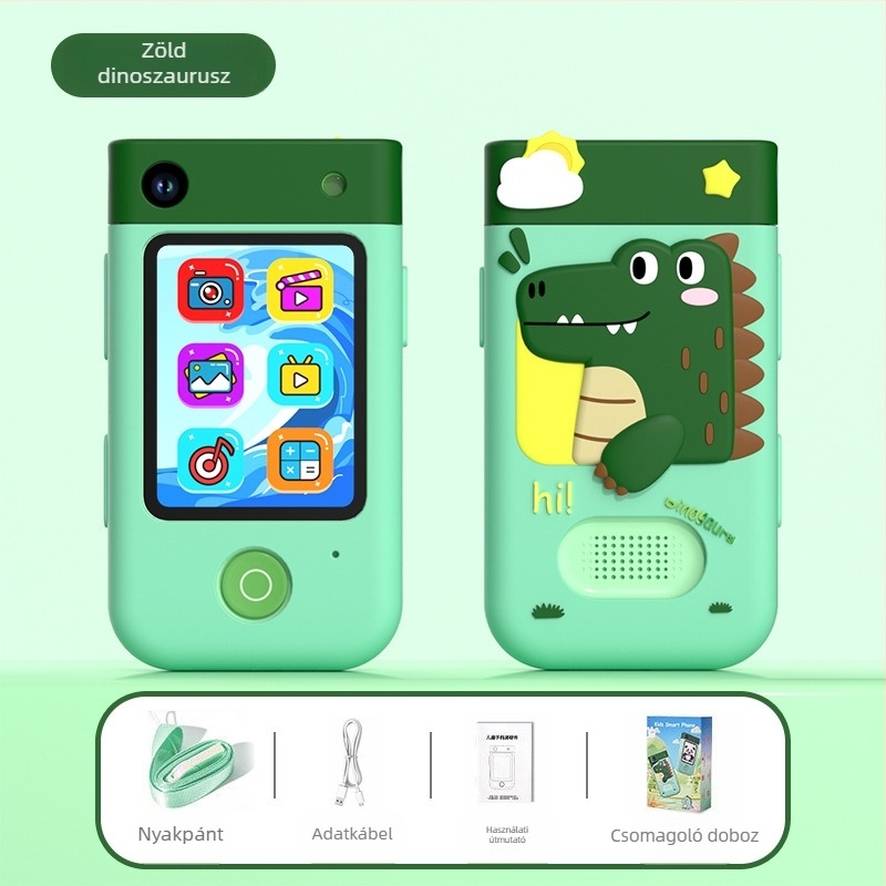ALDOLMI I9 Okos Gyerek Kamera - 2,8'' LCD, 720P Videó, TF-kártya tárhely, 1000mAh Akkumulátor