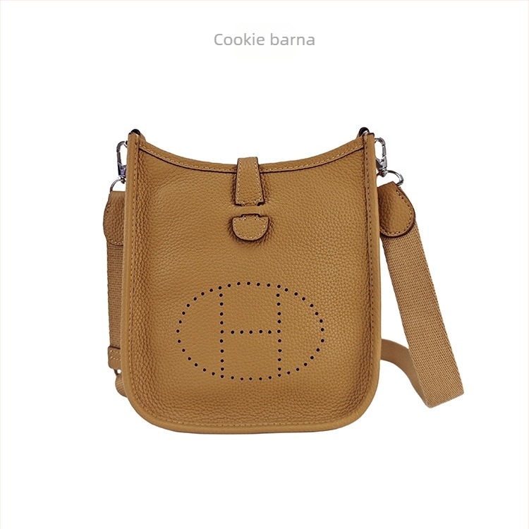 AOVID Női Crossbody Táska, Valódi Bőrből, Első Réteg Marhabőrből, Függőleges Négyzet Alakú, Mágneses Zár