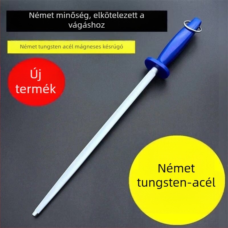 Hús- és konyhai késekhez késélező rúd – tungsten steel, 3000-es ultra finom szemcse