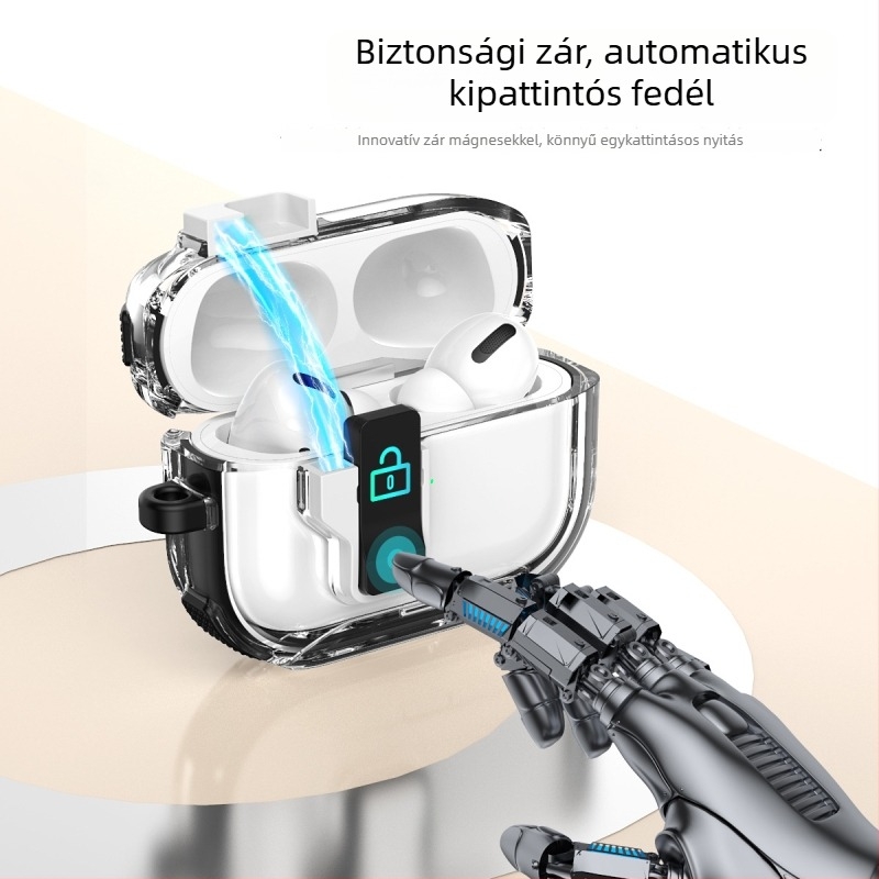 AirPods 4. generációs védőtok — TPU, univerzális, rajzfilm-stílus, injekciós formázás, Apple számára