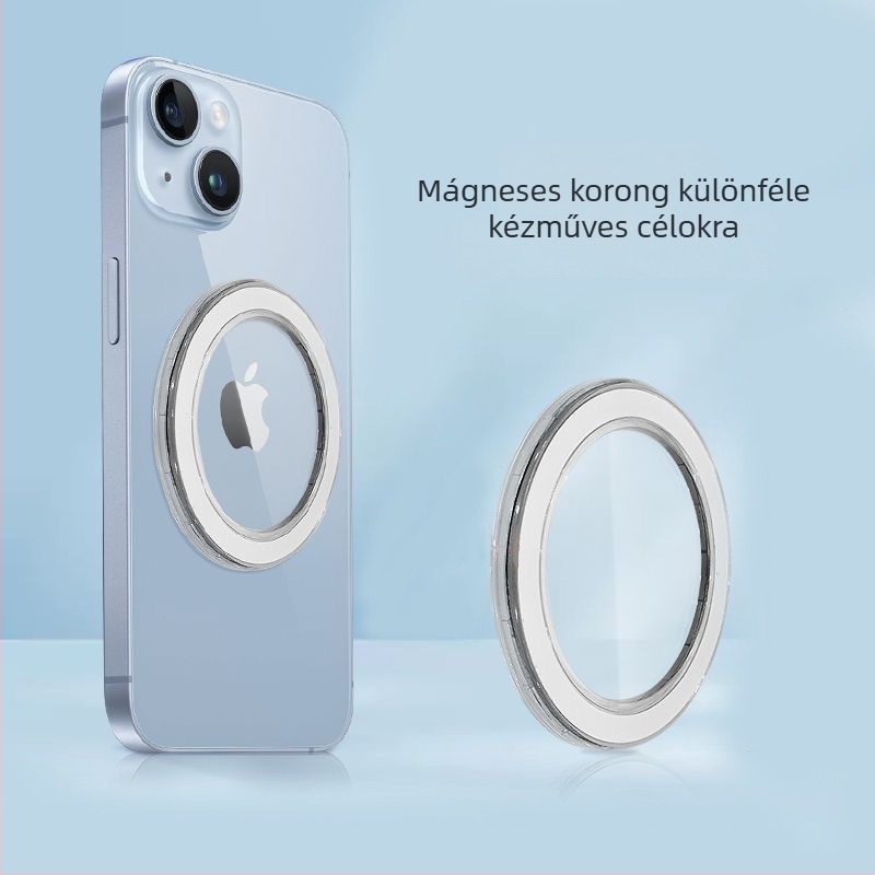 Asztali telefontartó mágneses lemez konstrukcióval (Anyag: Műanyag; Stílus: Univerzális; Testreszabás: Támogatott)